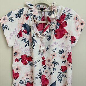 Ann Taylor Floral Blouse
